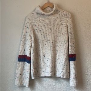 Roolee bell sleeve turtleneck sweater